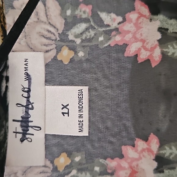 Style & Co Sheer Jacket - Picture 3 of 5